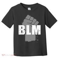 Grey BLM Fist Black Lives Matter Toddler T-Shirt thumb 0