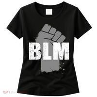Grey BLM Fist Black Lives Matter Women's T-Shirt thumb 0