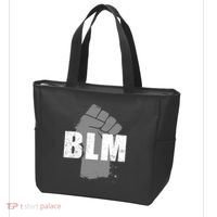 Grey BLM Fist Black Lives Matter Tote Bag thumb 3