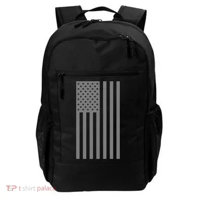 Grey Style America Flag Backpack
