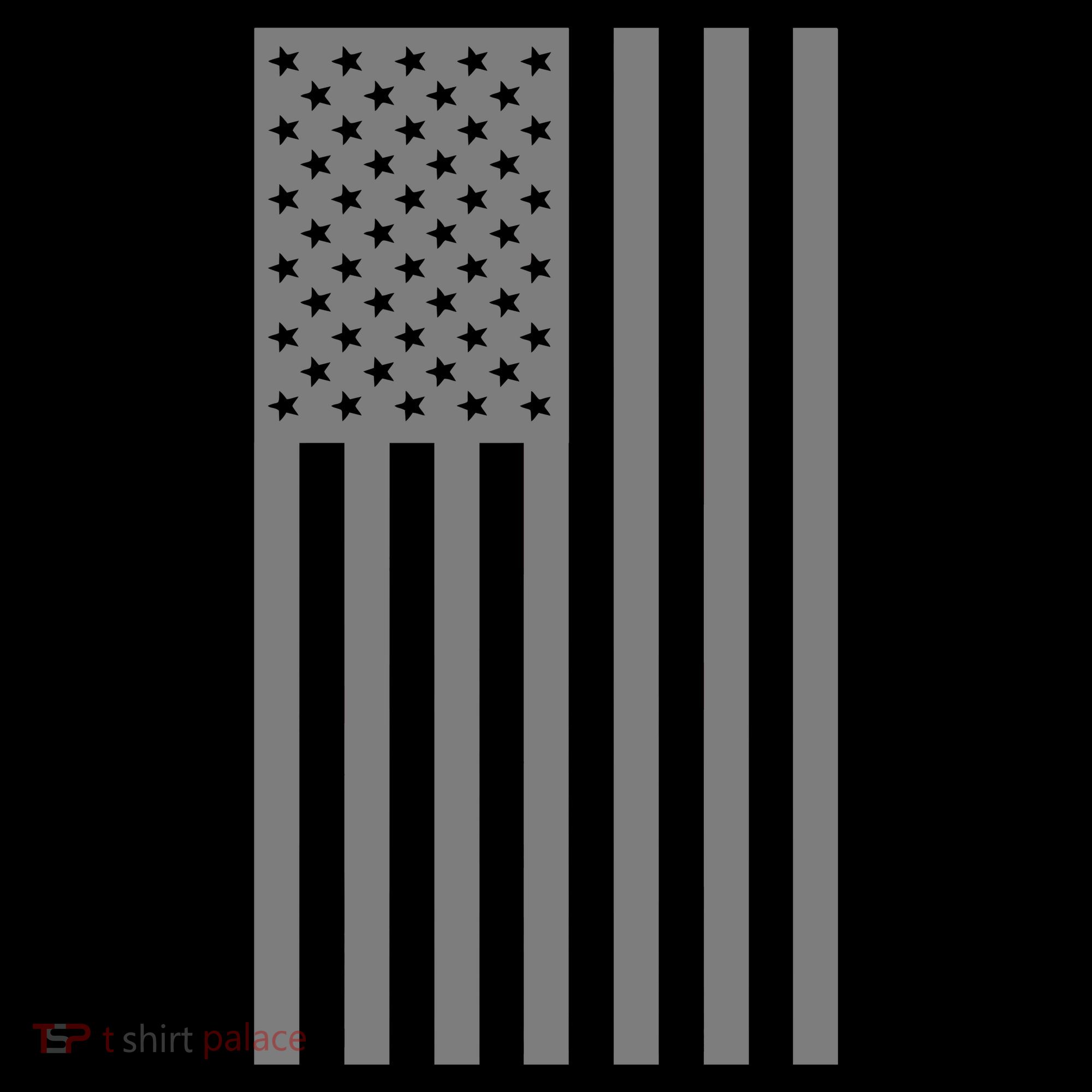 Grey Style America Flag Backpack