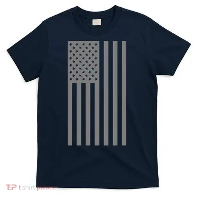 Grey Style America Flag T-Shirt