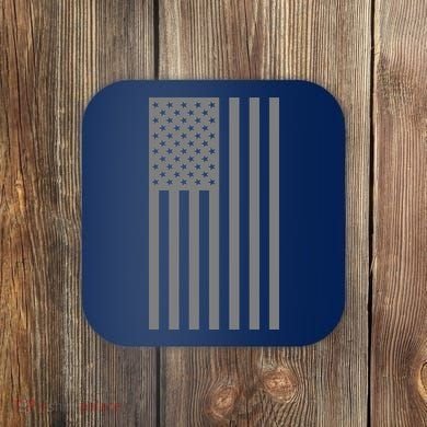 Grey Style America Flag Coaster