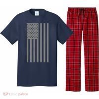 Grey Style America Flag Pajama Set thumb 0