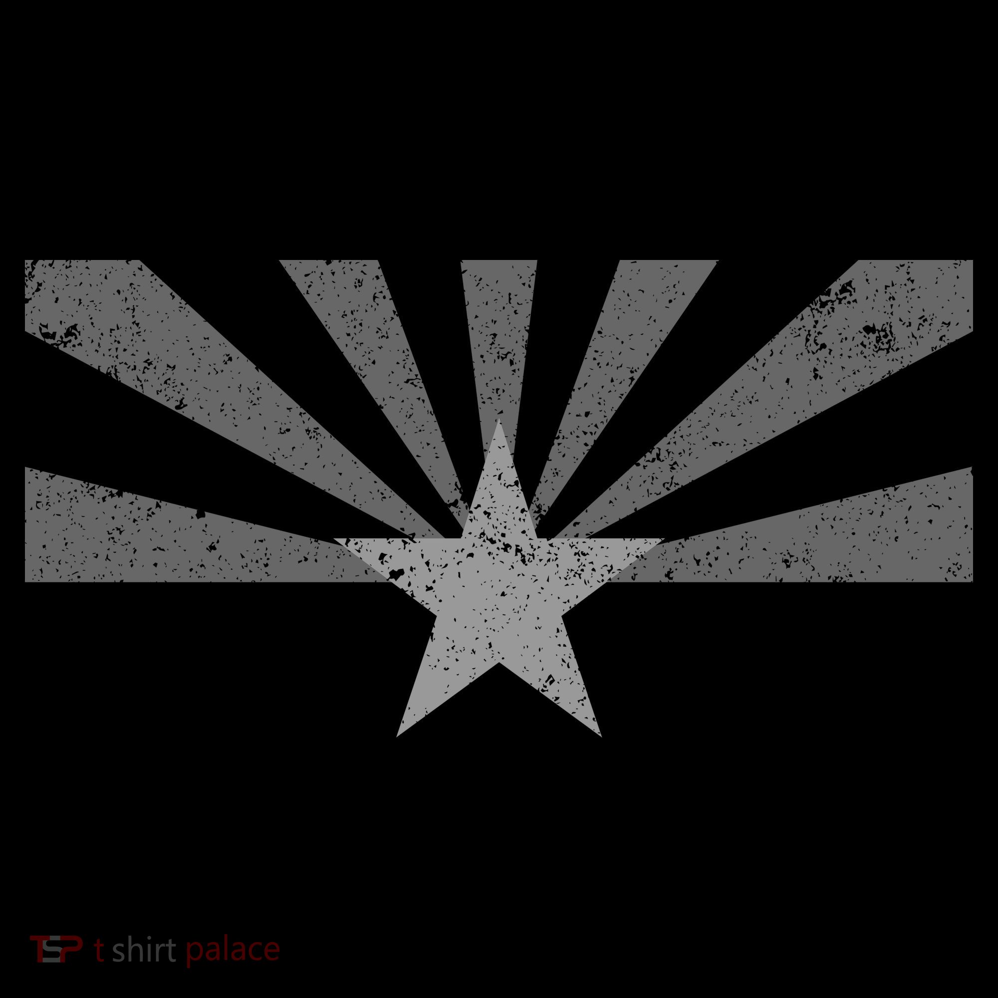 Grey Style Arizona State Flag Distressed  Apron