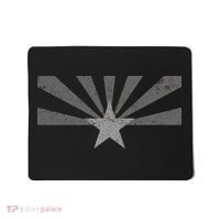 Grey Style Arizona State Flag Distressed  Mousepad thumb 0