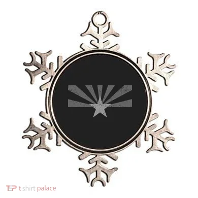 Grey Style Arizona State Flag Distressed  Ornament