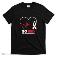 Go Red For Women American Chd Heart Disease Month Awareness T-Shirt thumb 0