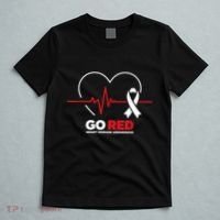Go Red For Women American Chd Heart Disease Month Awareness T-Shirt thumb 5