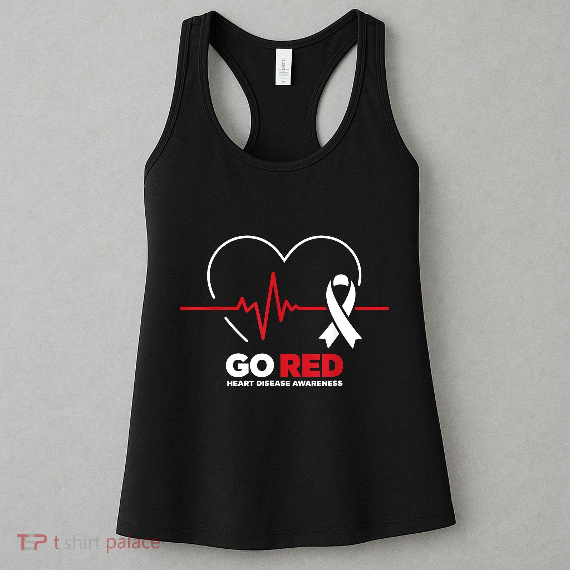 Go Red For Women American Chd Heart Disease Month Awareness Women's Tank Top