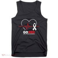 Go Red For Women American Chd Heart Disease Month Awareness Tank Top thumb 0