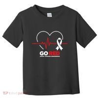 Go Red For Women American Chd Heart Disease Month Awareness Toddler T-Shirt thumb 0
