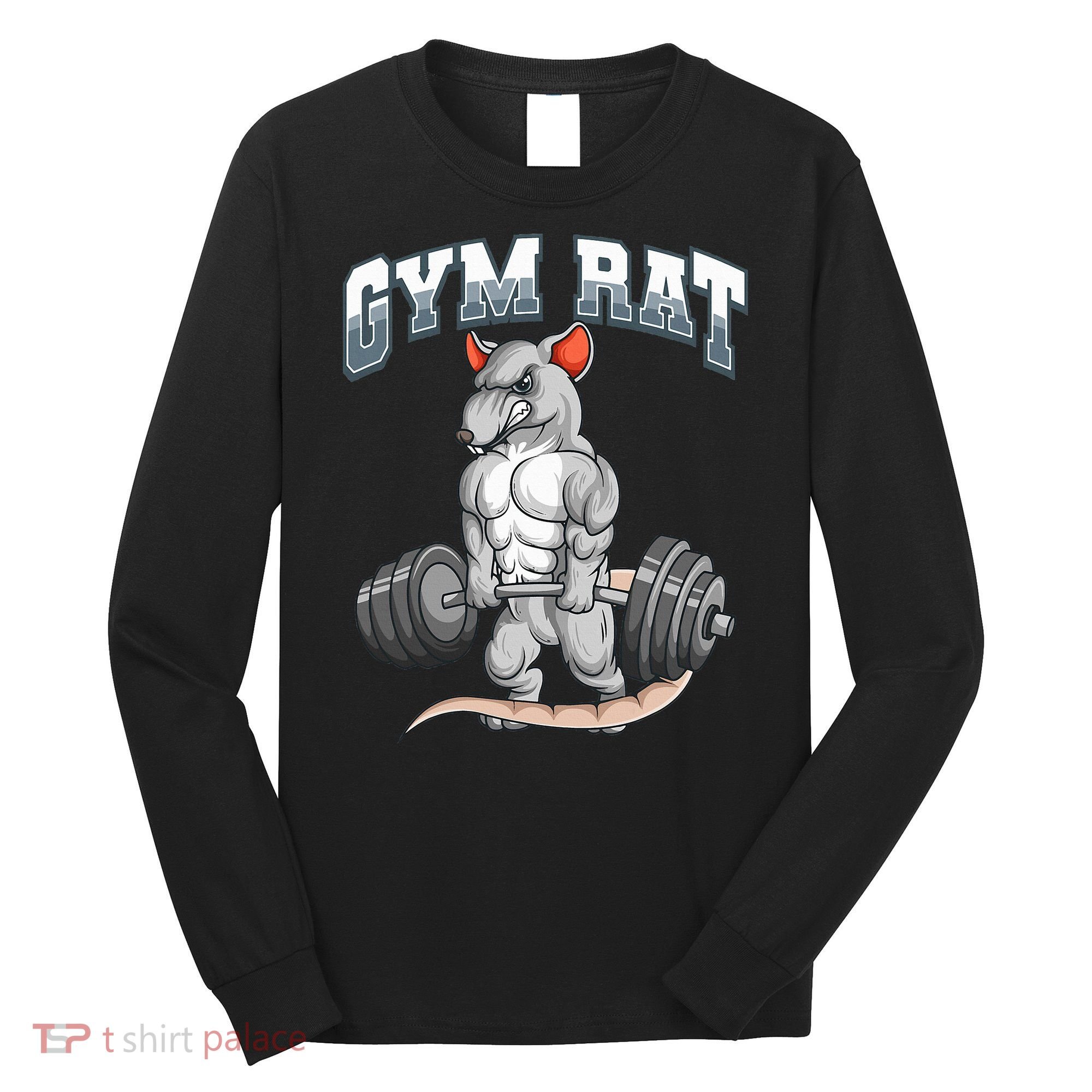 Gym Rat Fitness Bodybuilding Long Sleeve Shirt
