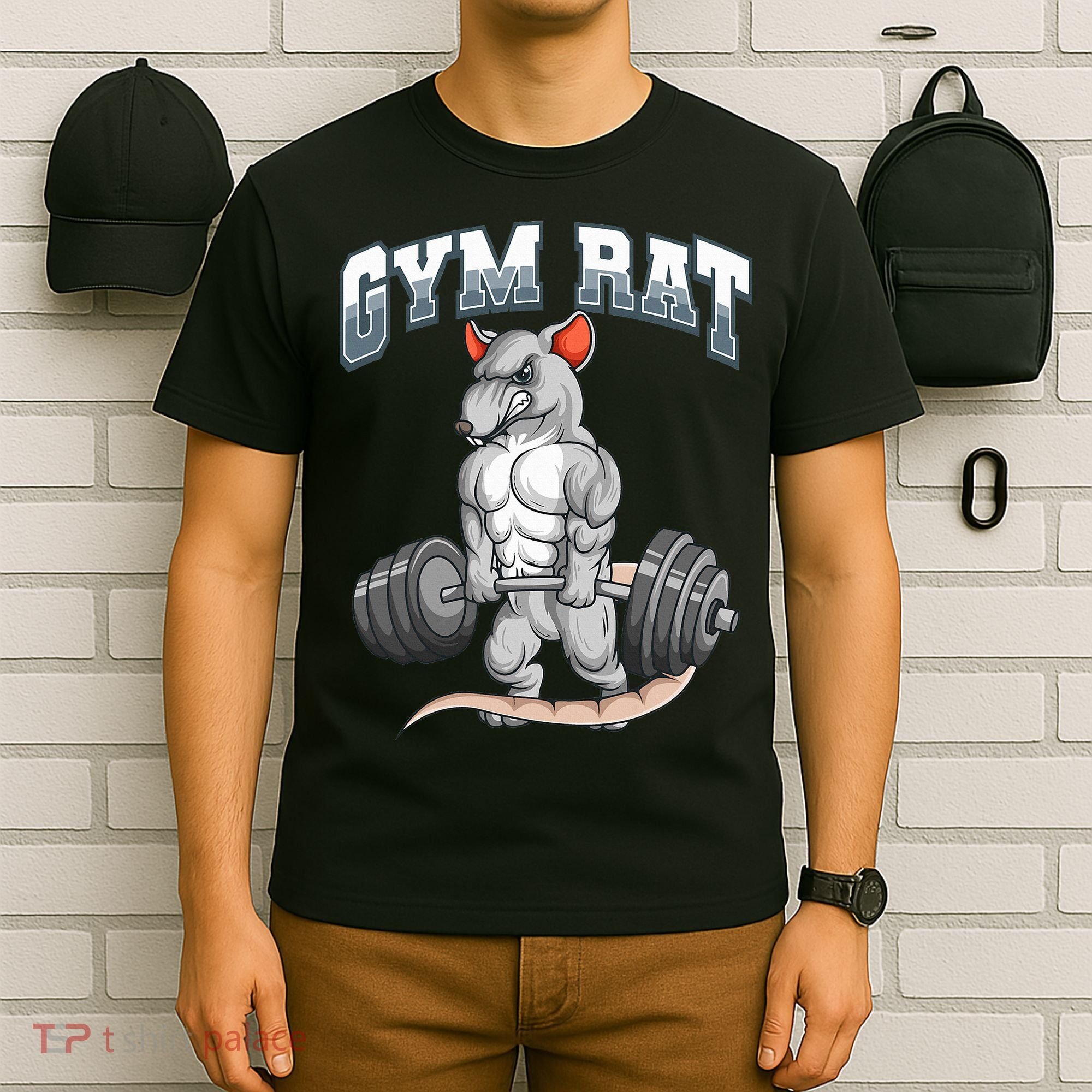 Gym Rat Fitness Bodybuilding T-Shirt
