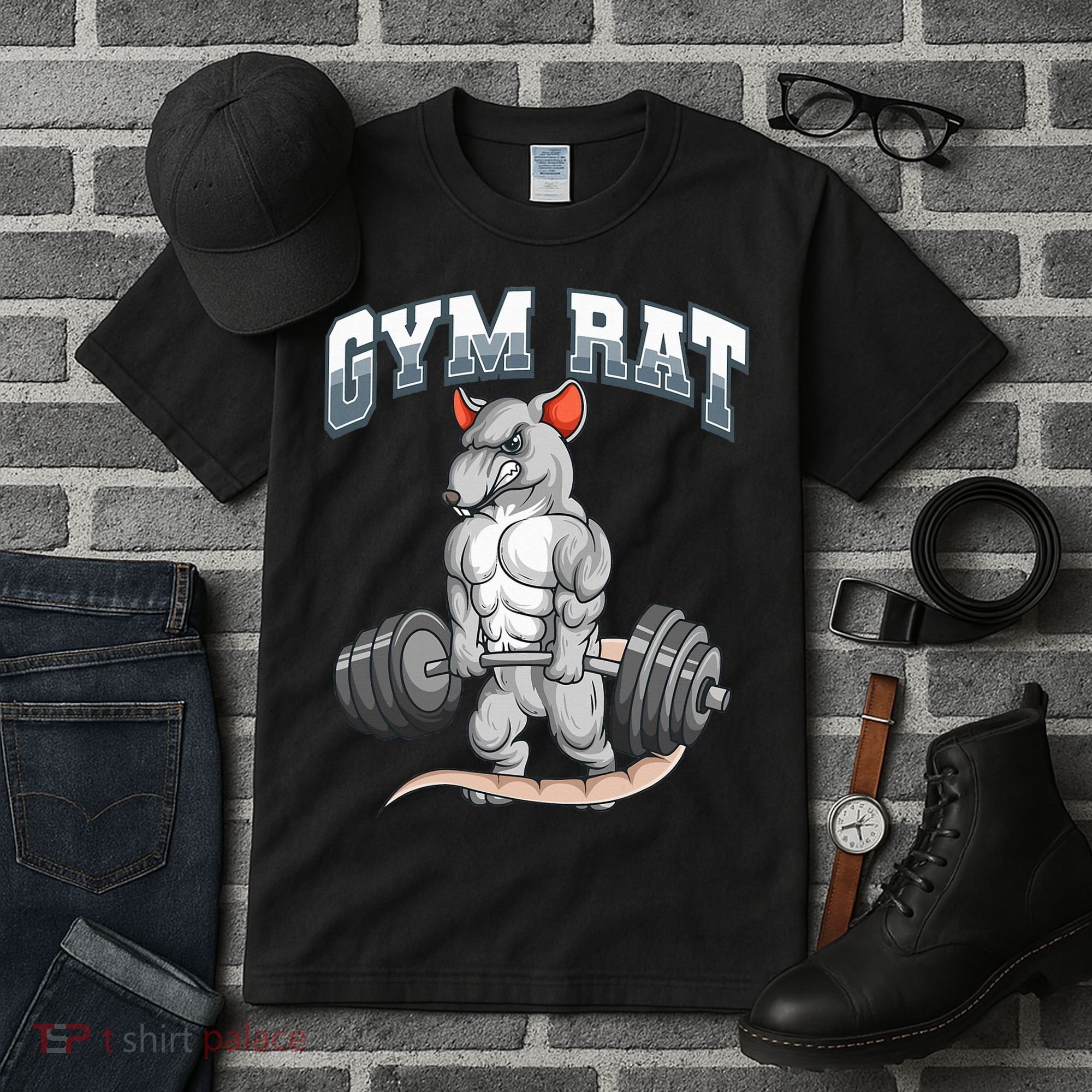 Gym Rat Fitness Bodybuilding Tall T-Shirt