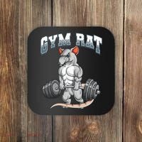 Gym Rat Fitness Bodybuilding Coaster thumb 0