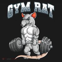 Gym Rat Fitness Bodybuilding Mousepad thumb 1