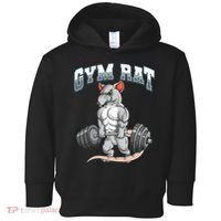 Gym Rat Fitness Bodybuilding Toddler Hoodie thumb 0