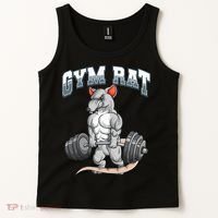 Gym Rat Fitness Bodybuilding Tank Top thumb 2