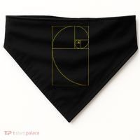 Golden Ratio Fibonacci Sequences USA-Made Doggie Bandana thumb 0