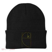 Golden Ratio Fibonacci Sequences Beanie thumb 0