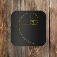 Golden Ratio Fibonacci Sequences Coaster thumb 0