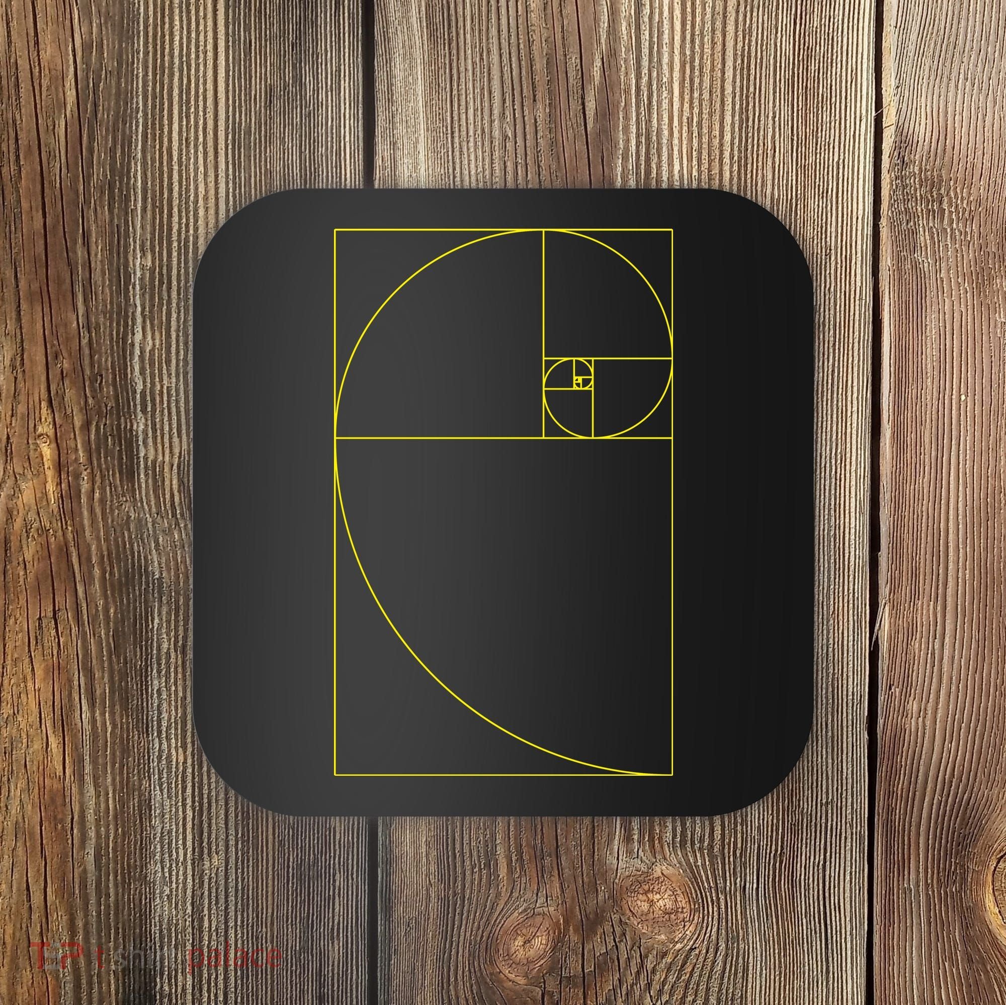 Golden Ratio Fibonacci Sequences Coaster