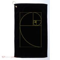 Golden Ratio Fibonacci Sequences Golf Towel thumb 0