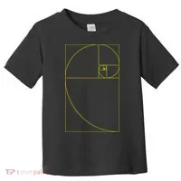 Golden Ratio Fibonacci Sequences Toddler T-Shirt thumb 0
