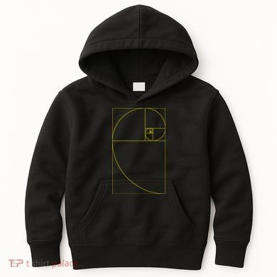 Golden Ratio Fibonacci Sequences Kids Hoodie
