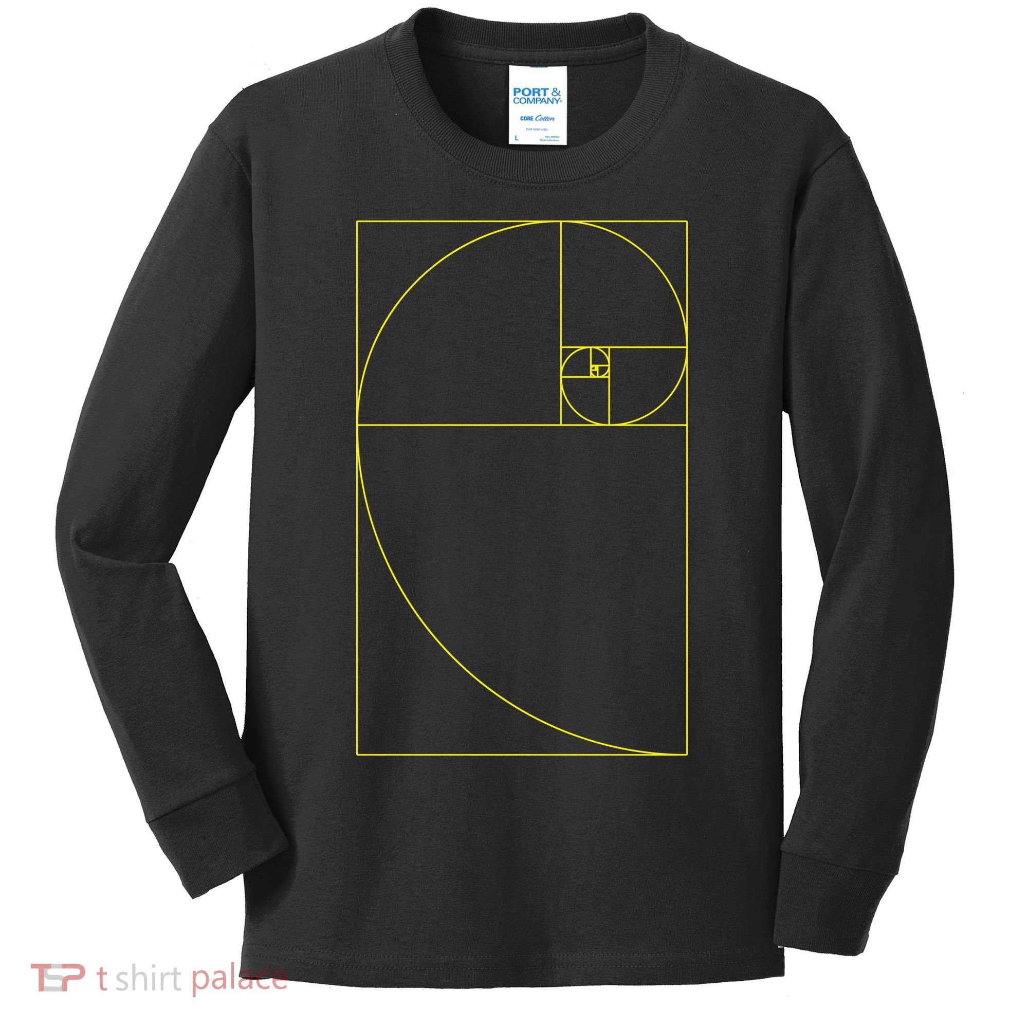 Golden Ratio Fibonacci Sequences Kids Long Sleeve Shirt