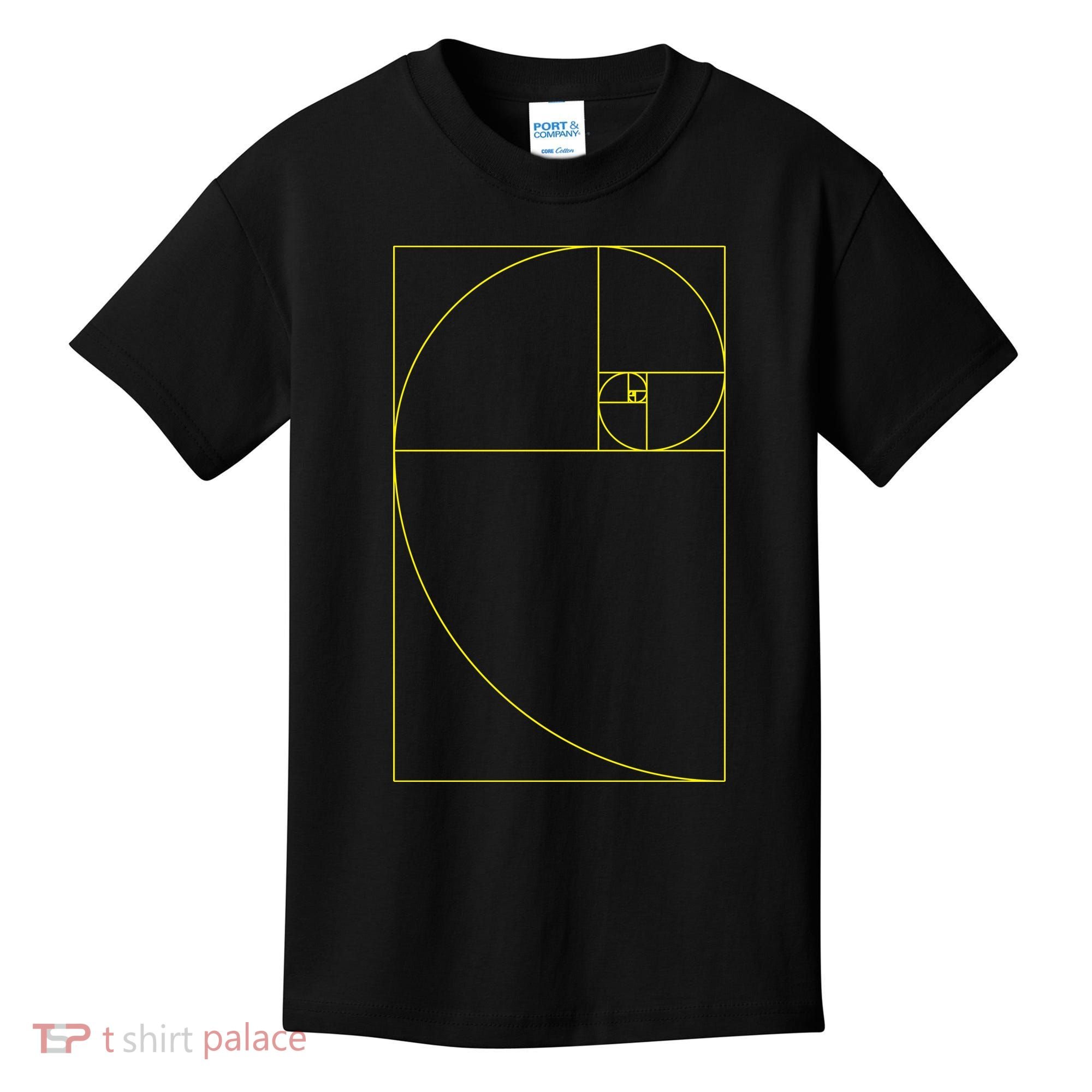 Golden Ratio Fibonacci Sequences Kids T-Shirt