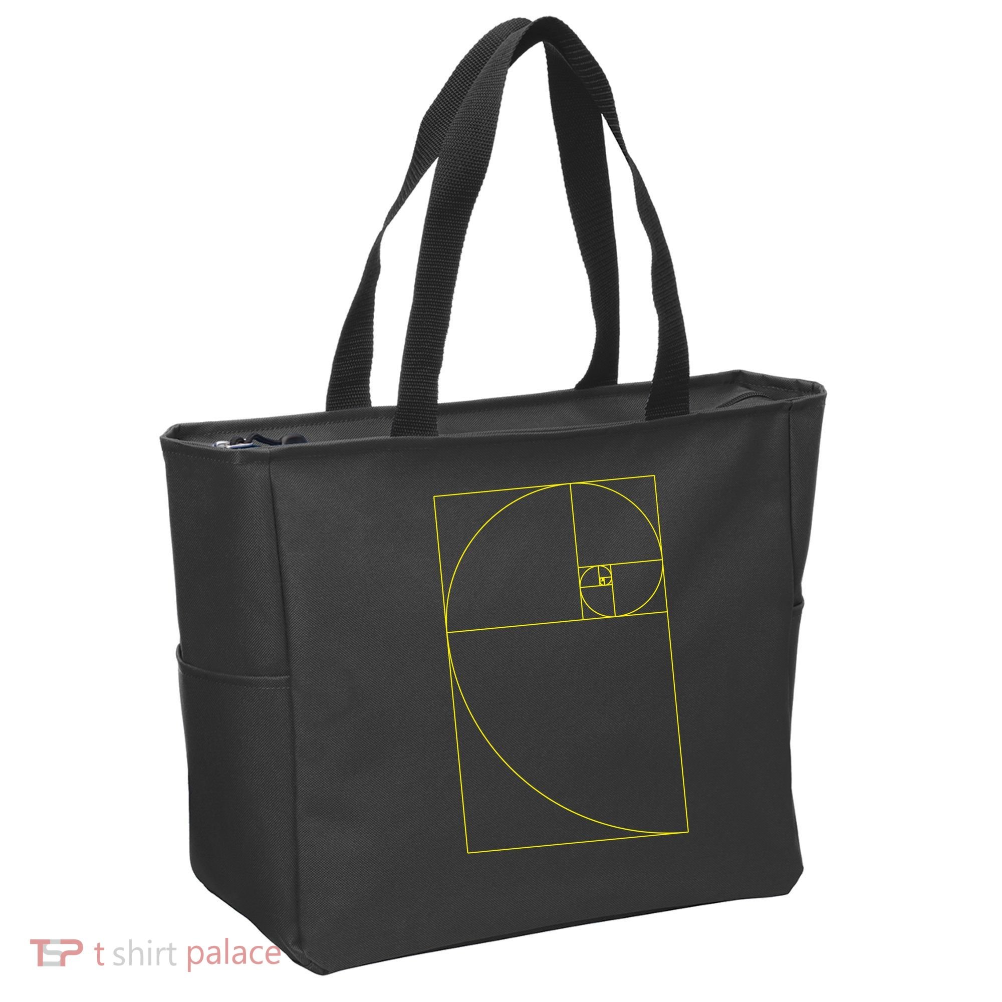 Golden Ratio Fibonacci Sequences Tote Bag