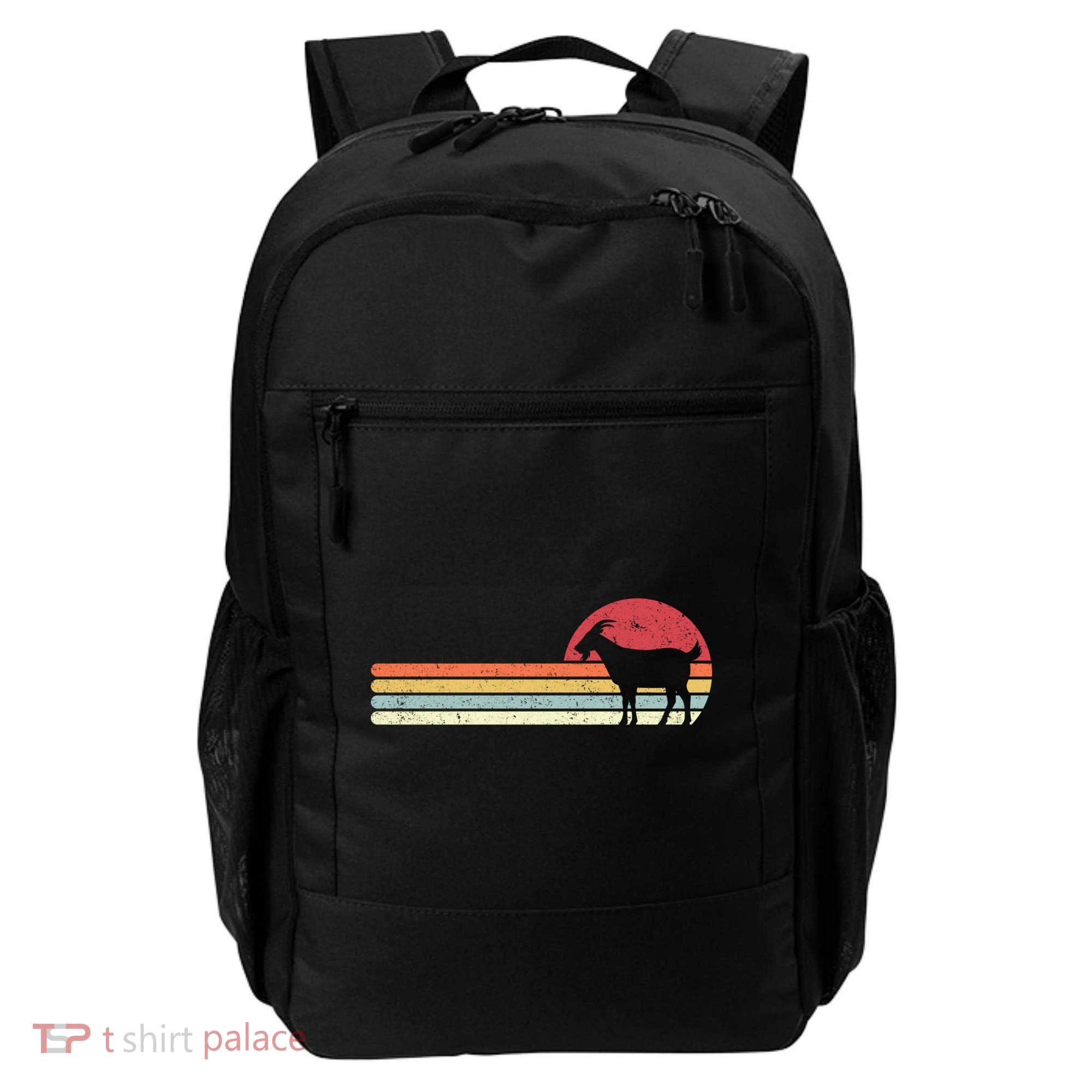 Goat Retro Farmer Gift Backpack