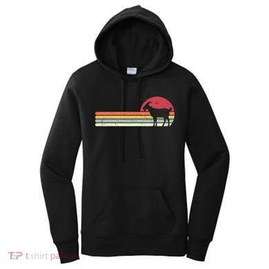 Goat Retro Farmer Gift Women's Hoodie