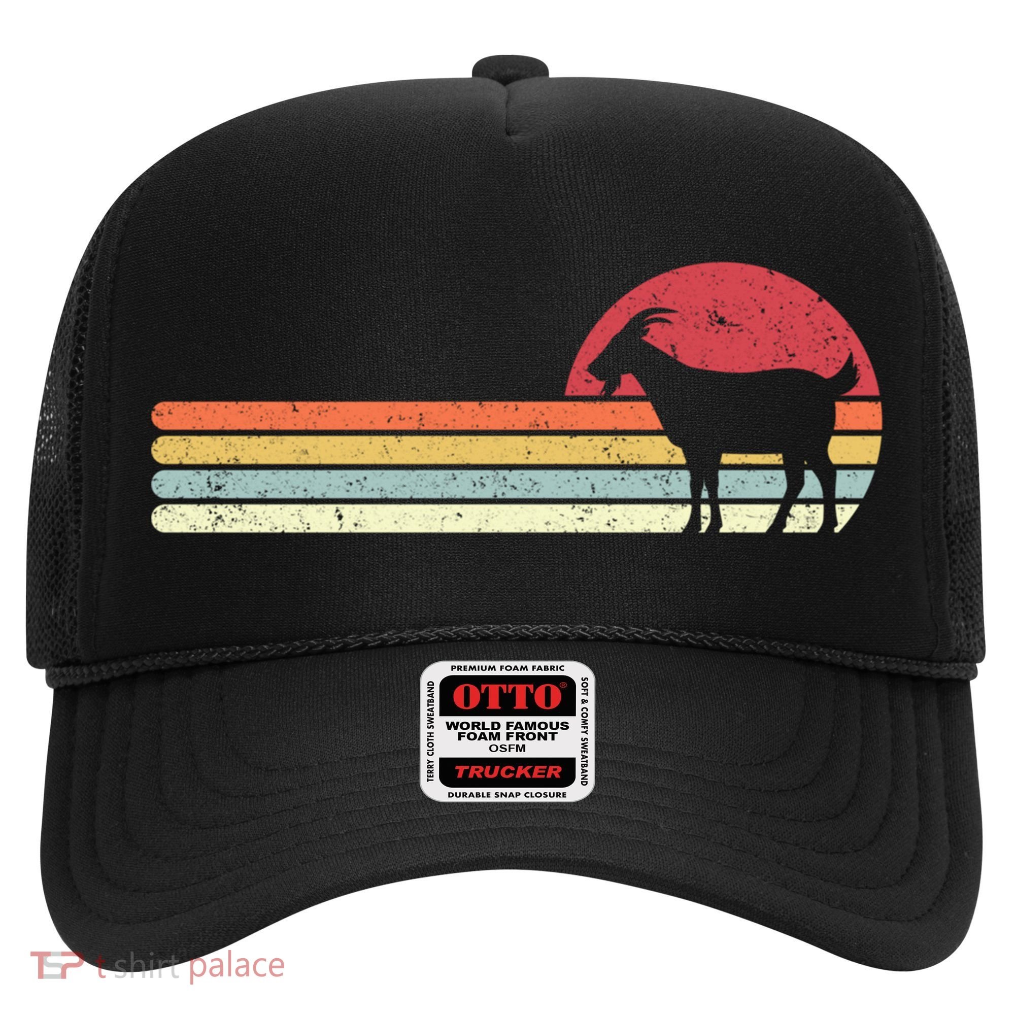 Goat Retro Farmer Gift Hat