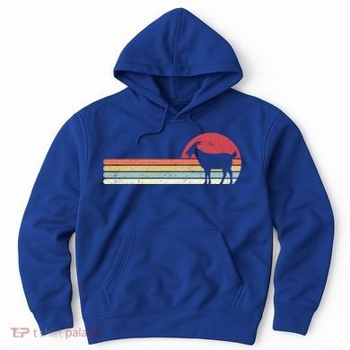 Goat Retro Farmer Gift Hoodie