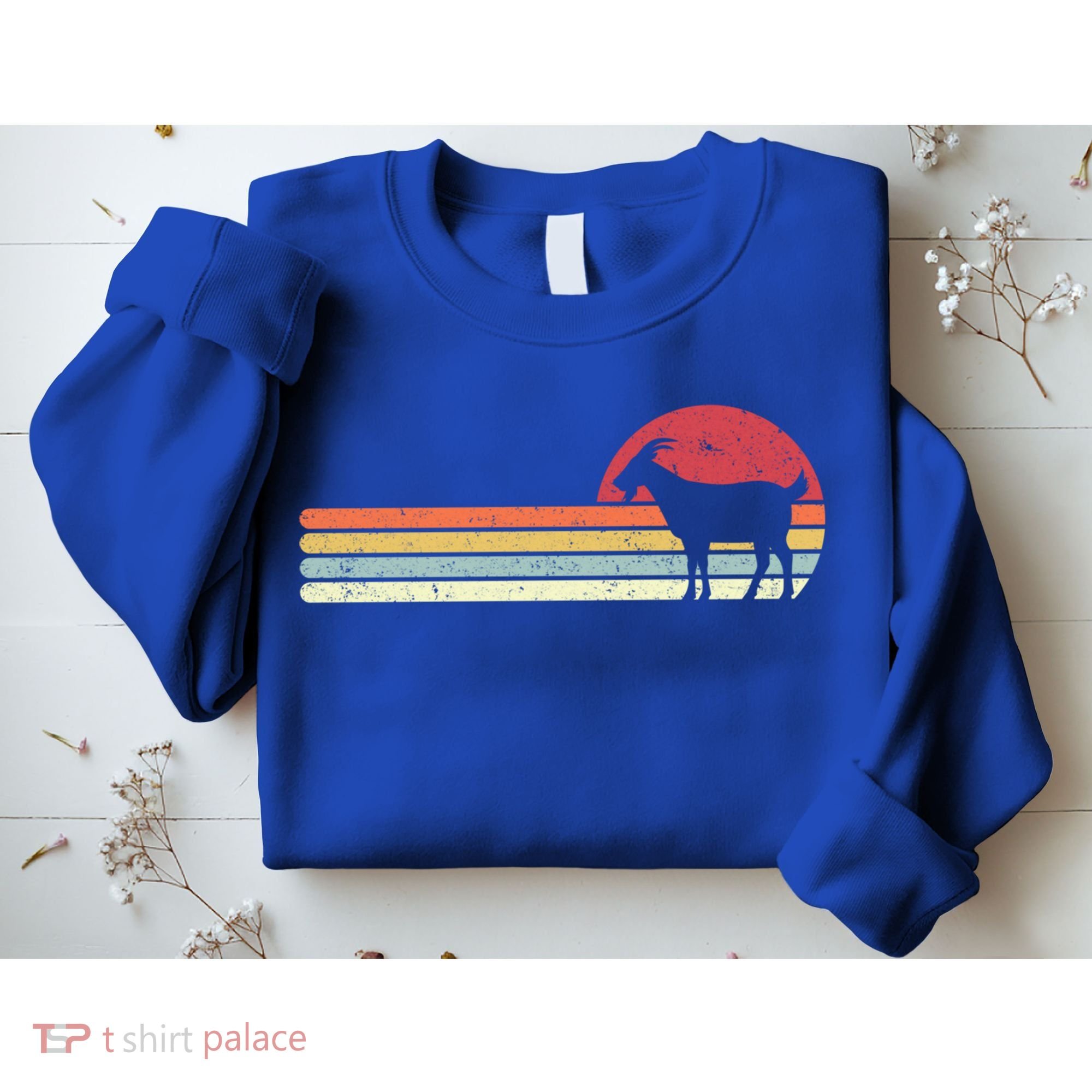 Goat Retro Farmer Gift Sweatshirt