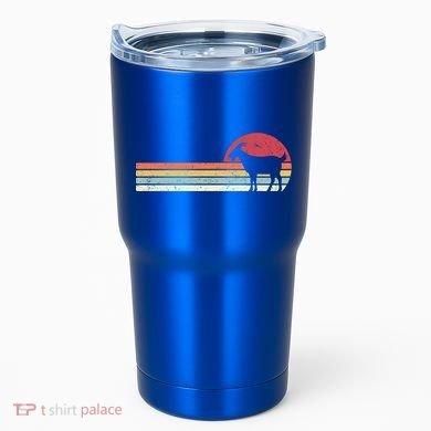 Goat Retro Farmer Gift Tumbler