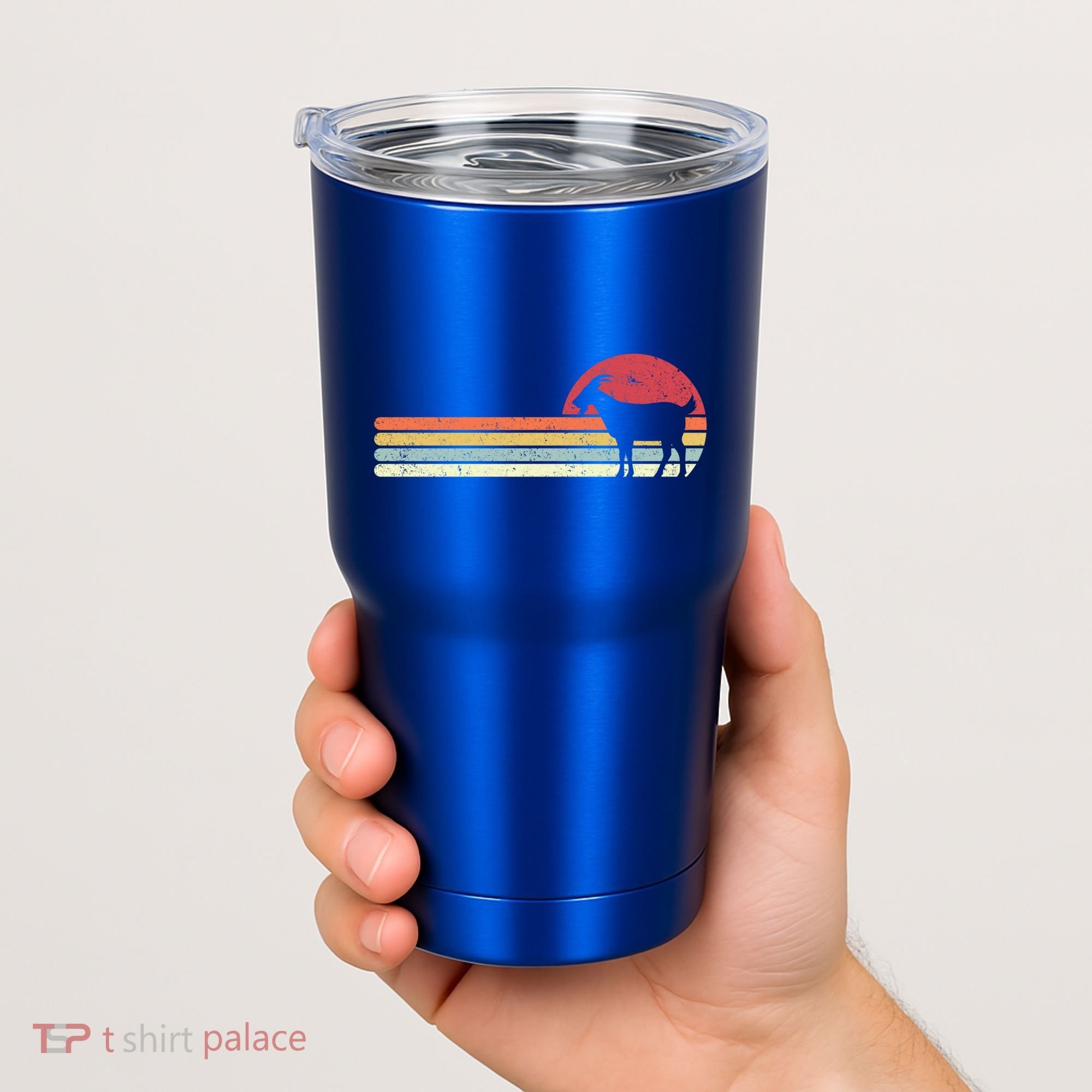 Goat Retro Farmer Gift Tumbler