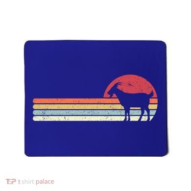 Goat Retro Farmer Gift Mousepad