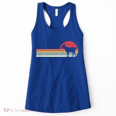 Goat Retro Farmer Gift Women's Tank Top