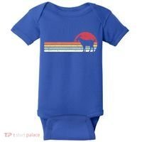 Goat Retro Farmer Gift Baby Bodysuit thumb 0