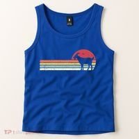 Goat Retro Farmer Gift Tank Top thumb 2