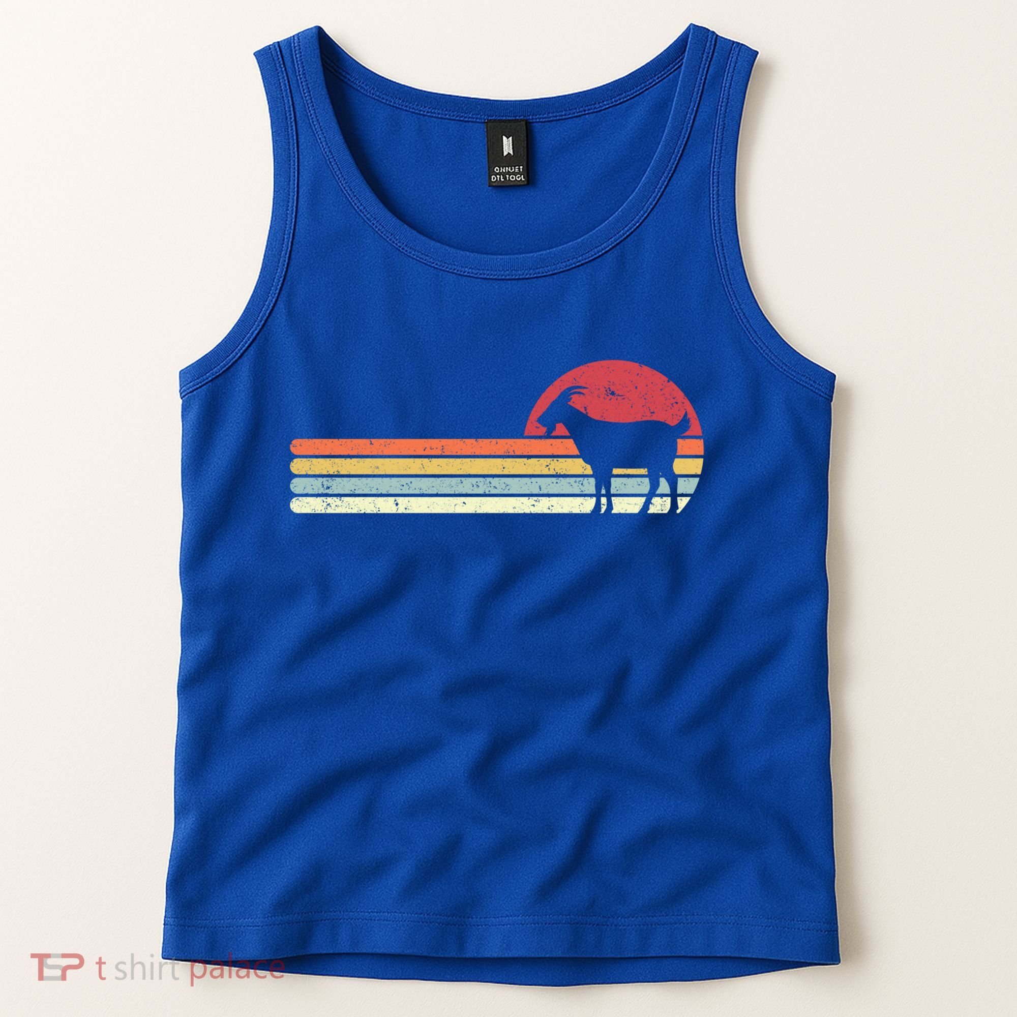 Goat Retro Farmer Gift Tank Top
