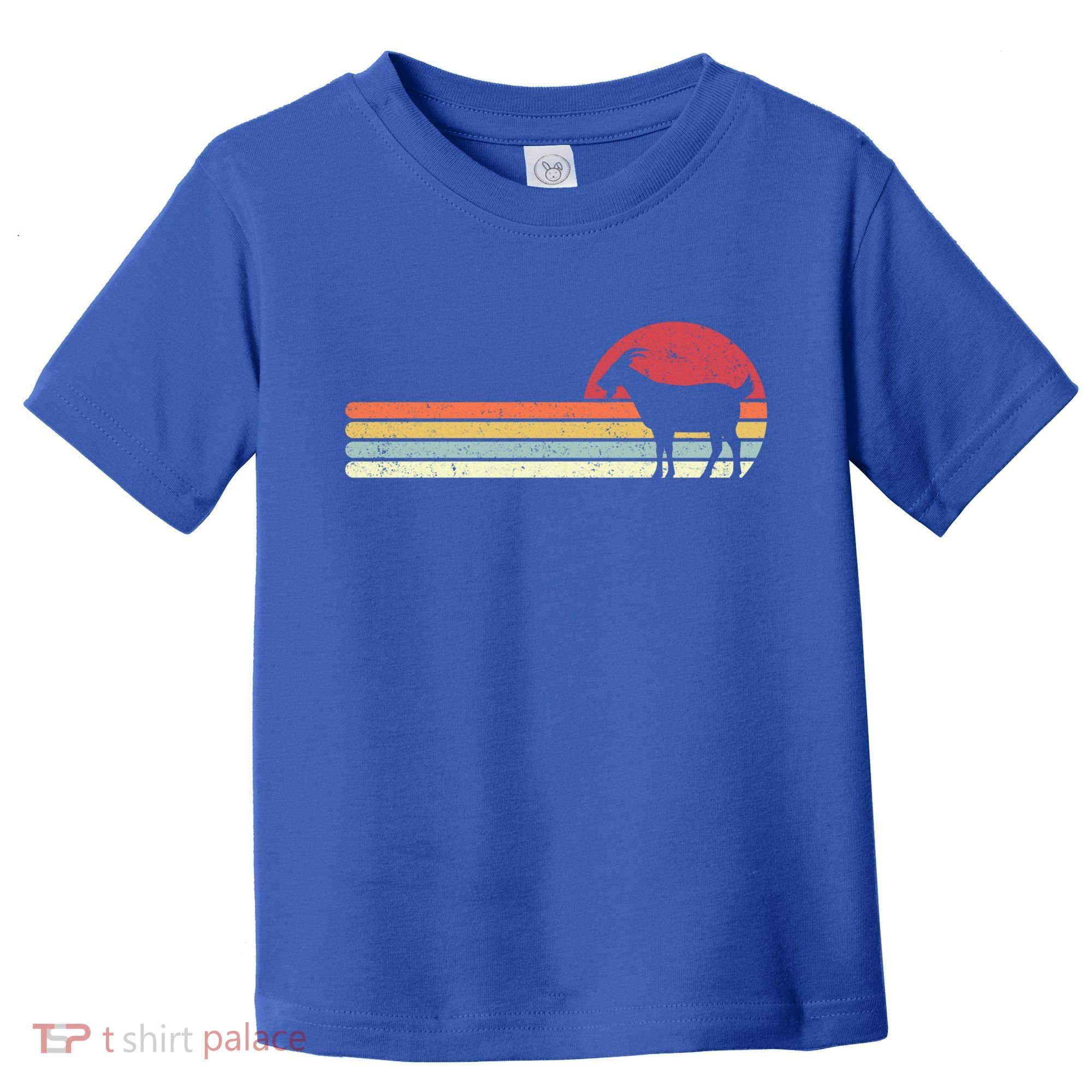 Goat Retro Farmer Gift Toddler T-Shirt