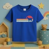 Goat Retro Farmer Gift Toddler T-Shirt thumb 3