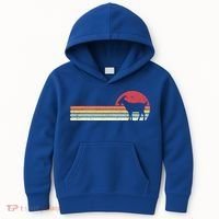 Goat Retro Farmer Gift Kids Hoodie thumb 0