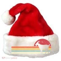 Goat Retro Farmer Gift Santa Hat thumb 0