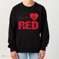 Go Red For Heart Disease Awareness Chd Wear Red Women's Sweatshirt thumb 0